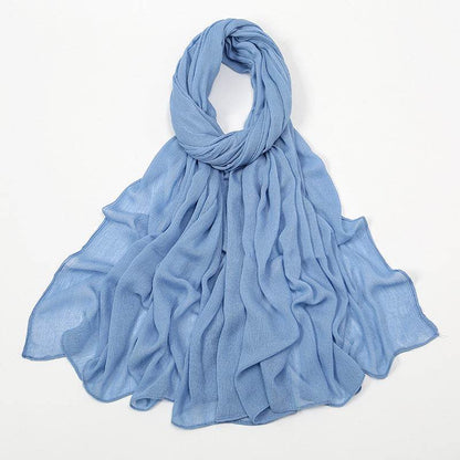 Solid-color simple headscarf - Price Value Store
