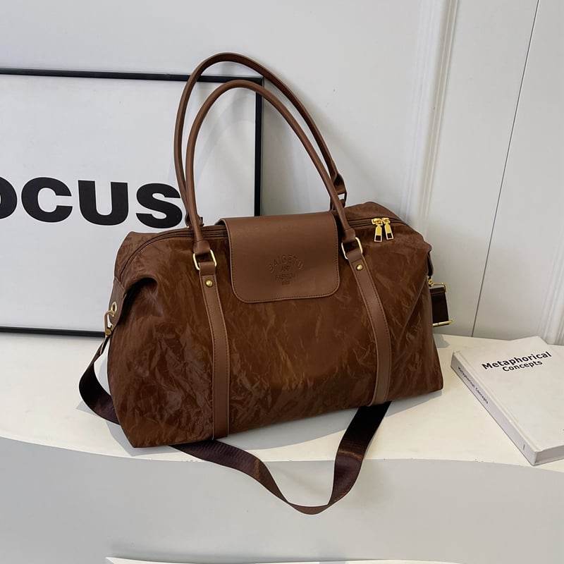 Large Capacity Hand-Carrying Short Travel Travel Bag Female Business Trip Lightweight Luggage Bag Waterproof Portable Luggage Bag Travel - Price Value Store