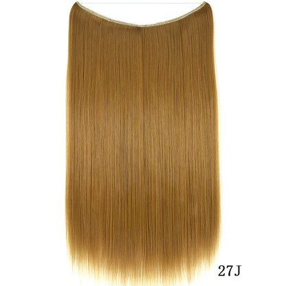 Seamless Straight Synthetic Hair Patch