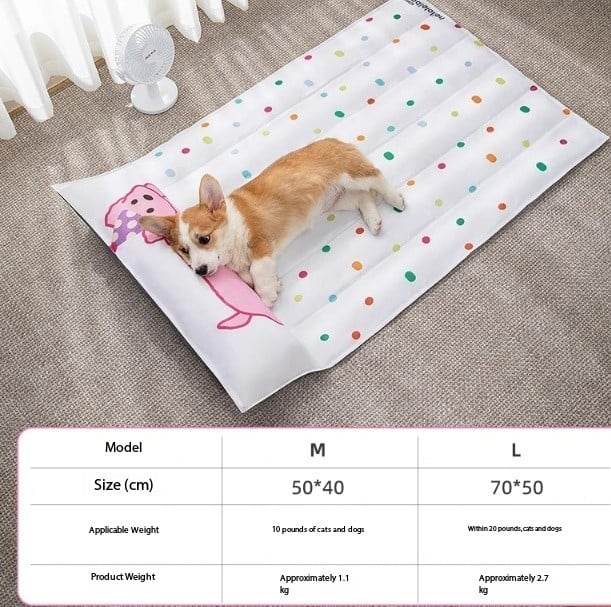 Pet ice mat, dog ice bed mat, summer sleeping mat, cat summer sleeping cooling mat, durable dog bed mat - Price Value Store