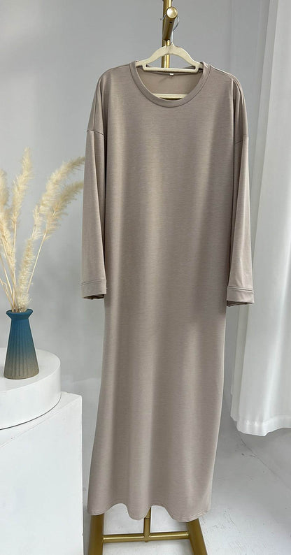 Solid-color hoodie dress - Price Value Store