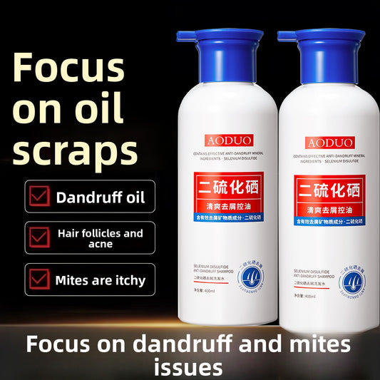 Selenium disulfide anti-dandruff shampoo