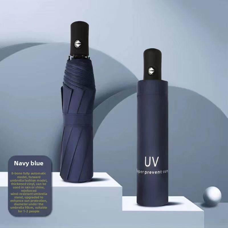 The fully automatic umbrella is suitable for both sunny and rainy days - Price Value Store