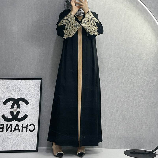 Elegant Embroidered Abaya Dress for Women - Price Value Store