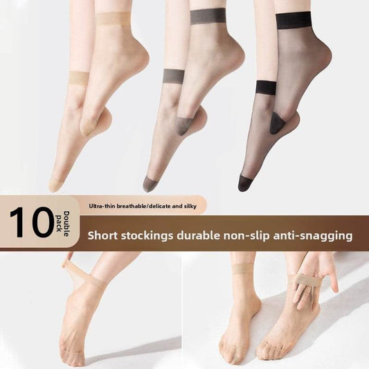 Women's Summer Anti-Snag Invisible Short Stockings - Price Value Store