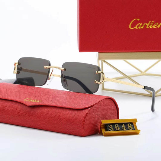 Rimless beveled sunglasses - Price Value Store