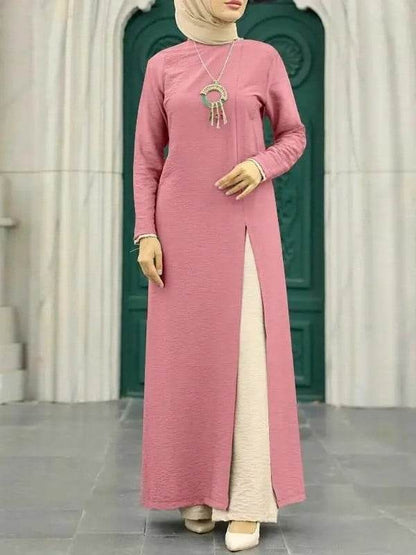 Silk long-sleeved robe - Price Value Store