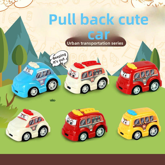 Mini Cartoon Pull-Back Engineering Toy Car - Price Value Store