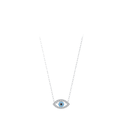 Modian S925 sterling silver micro-inlaid Devil's Eye necklace - Price Value Store