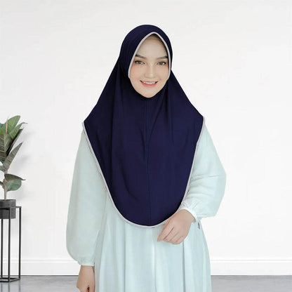 Contrasting color patchwork headscarf - Price Value Store