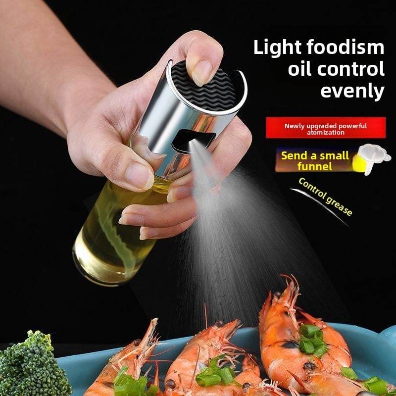 Food Grade Stainless Steel Oil Spray Bottle for Kitchen - Price Value Store