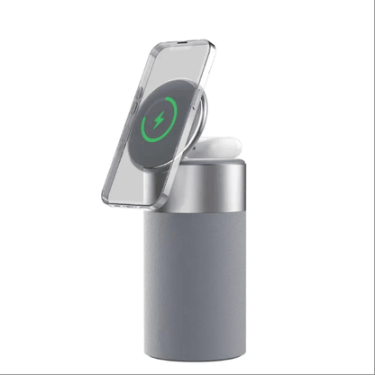 Magnetic suction wireless audio charging mobile phone headset magnetic suction wireless charging household mini portable desk decoration speaker - Price Value Store