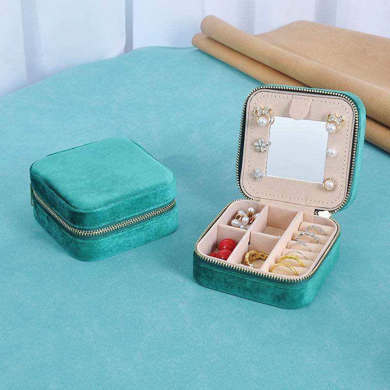Portable mirror jewelry box - Price Value Store