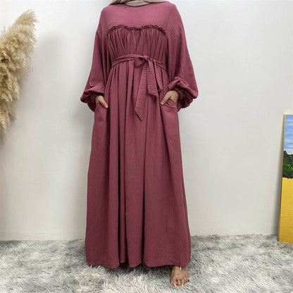 Muslim Abaya Dress with Side Pockets - Price Value Store