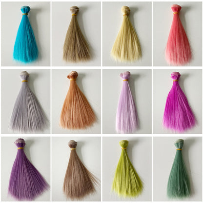 Cotton doll wig