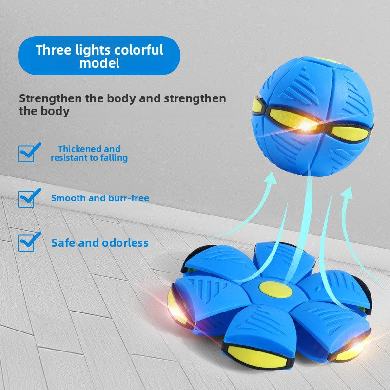 Magic UFO Light-Up Bouncing Deformation Ball