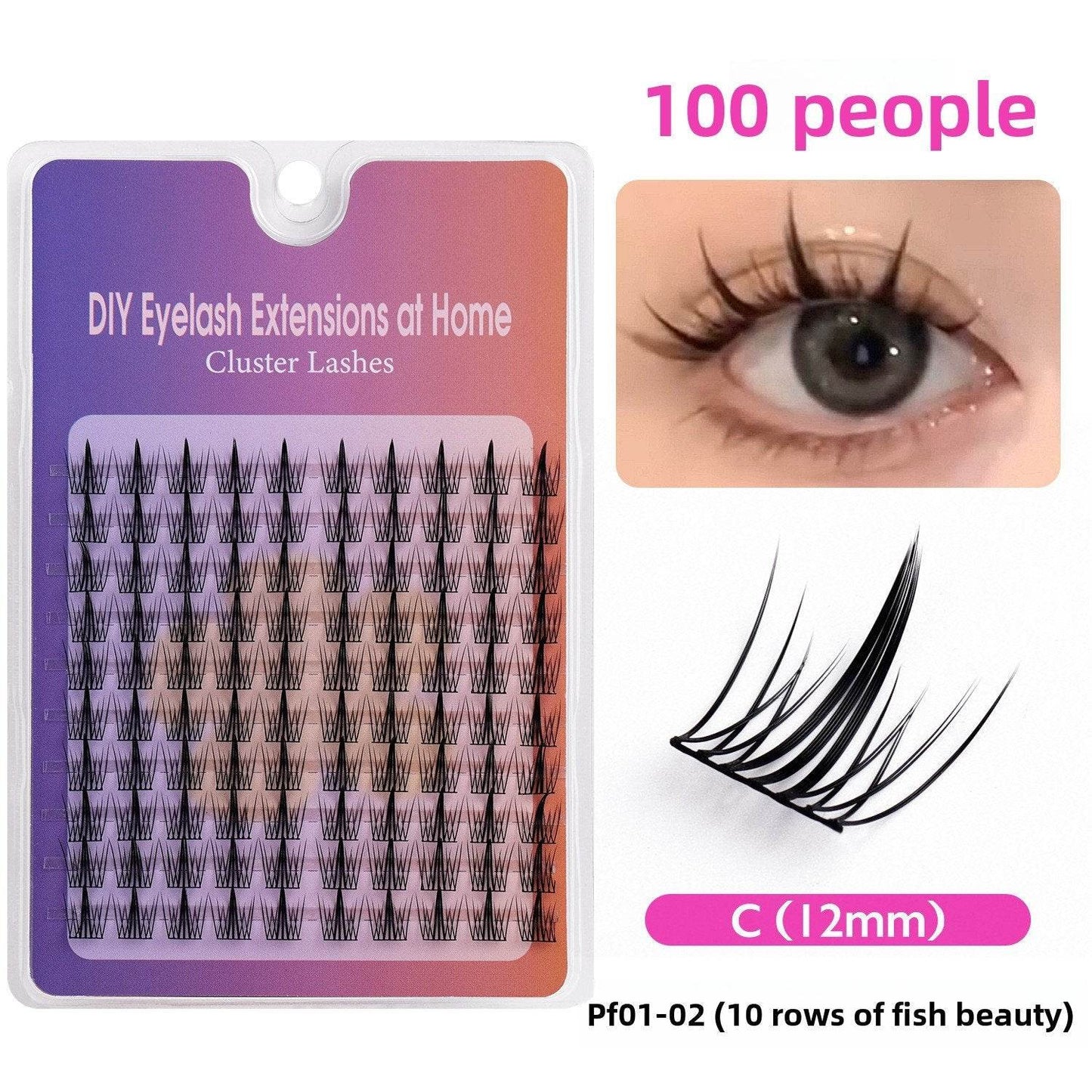 Natural Black Stem False Eyelashes - Price Value Store