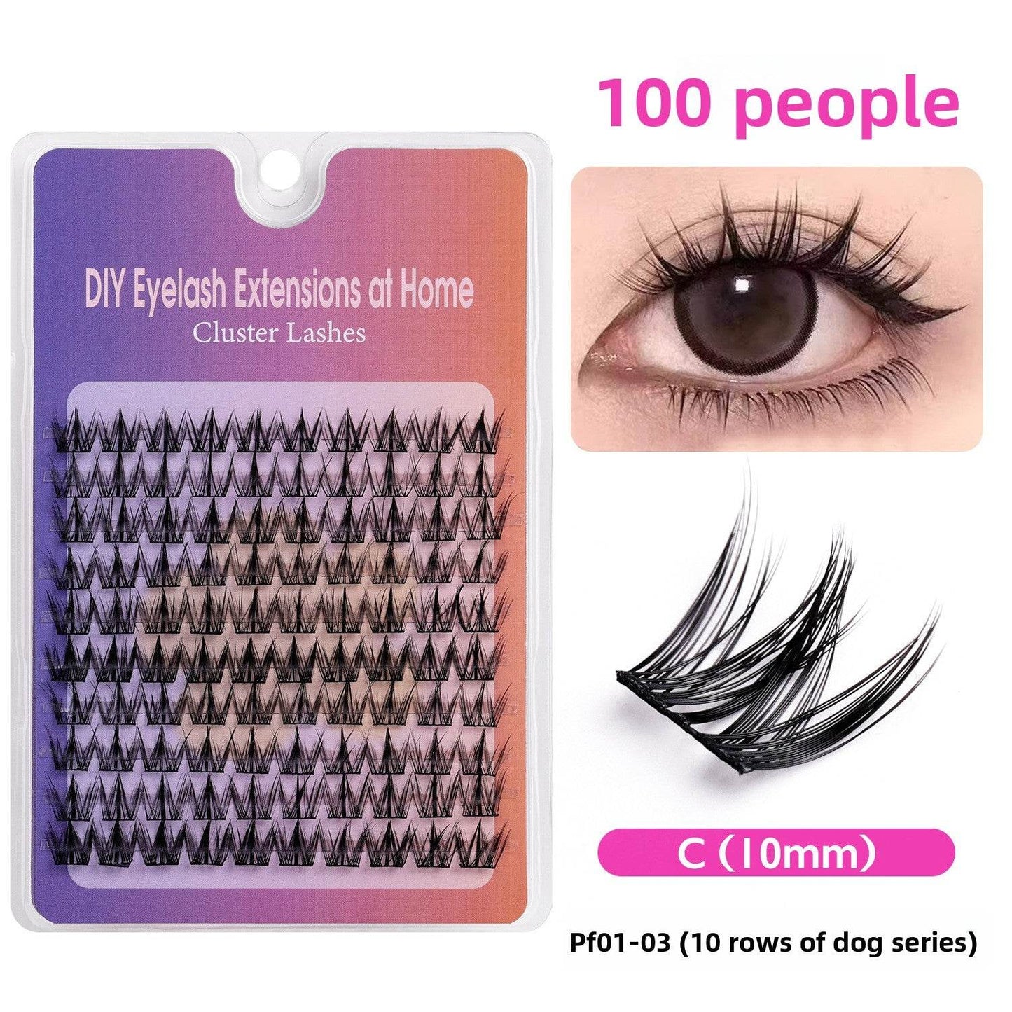 Natural Black Stem False Eyelashes - Price Value Store