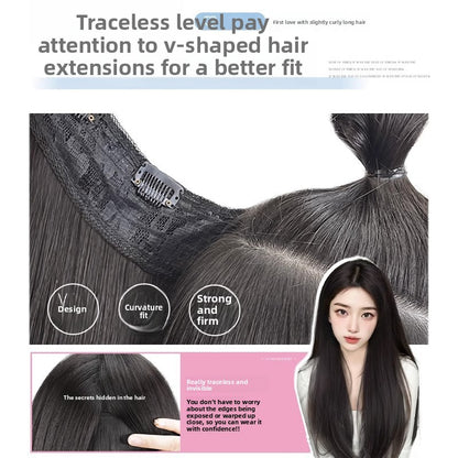 Seamless, invisible, micro-rolled wig pieces