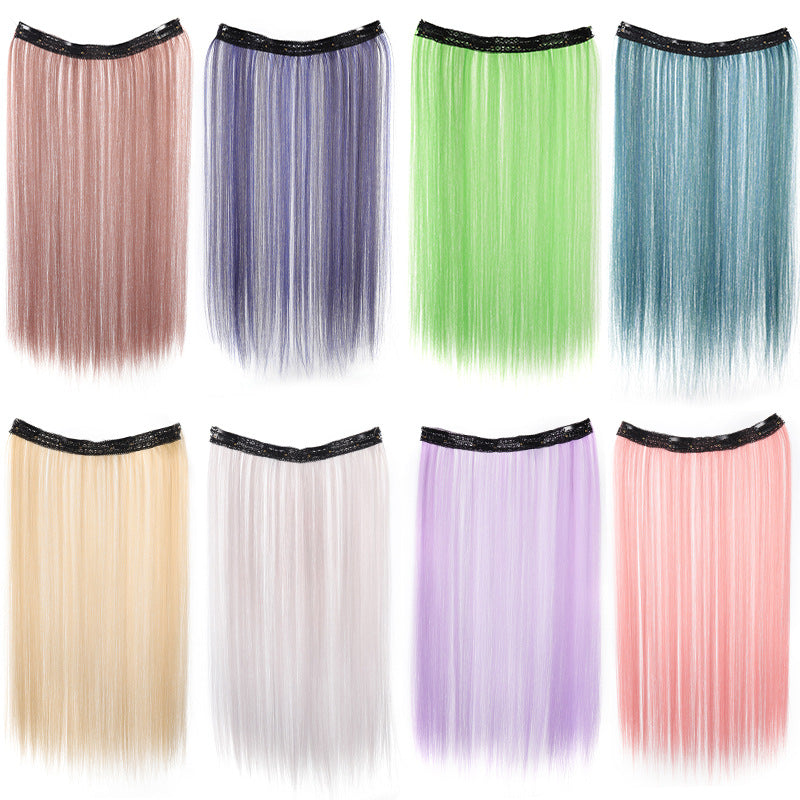 Colorful ear-hanging hair extensions