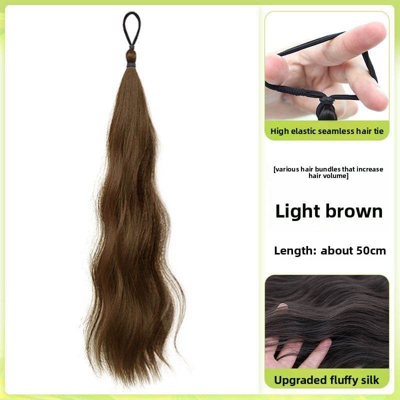 Colorful Hand-Woven Synthetic Hair Ponytail Bundles for Volume & Styling - Price Value Store