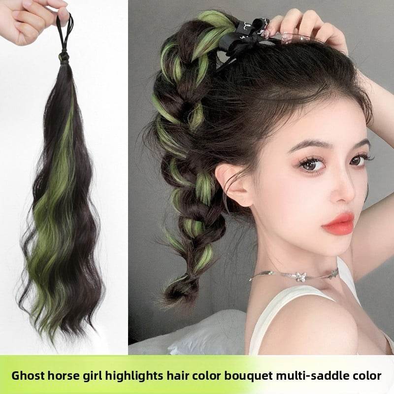 Colorful Hand-Woven Synthetic Hair Ponytail Bundles for Volume & Styling - Price Value Store
