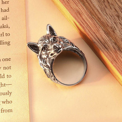 Retro Wolf Head Ring - Price Value Store