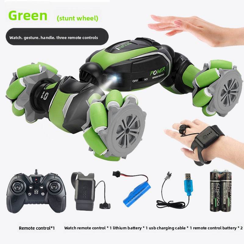 Gesture Induction Deformation Remote Control Car Children's Toy Twisted Four-wheel Drive Climbing Racing Car Boy Charged Electric Off-road Vehicle - Price Value Store