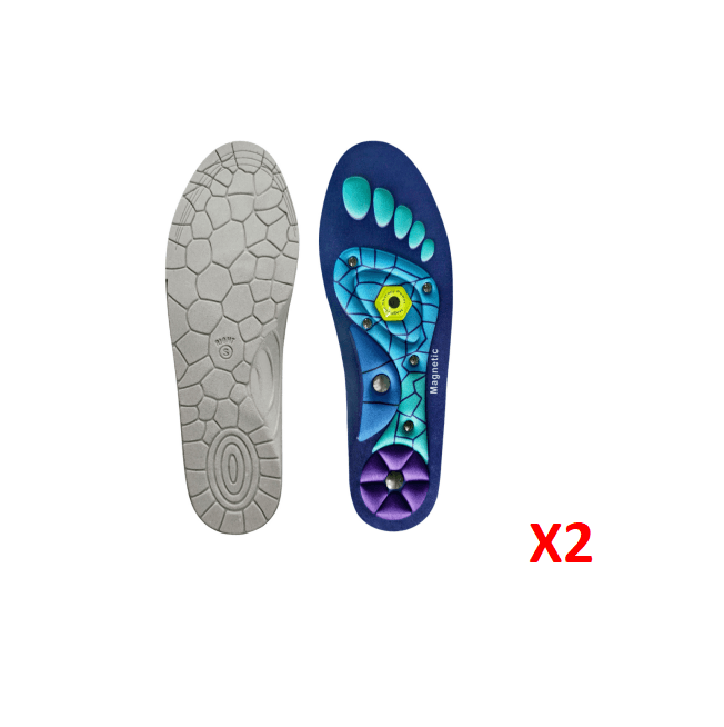Transparent Magnetic Insole Men's Breathable Insole Running Sports Shock Absorbing Massage Insole Women's Tailable Magnetic Therapy Insole - Price Value Store