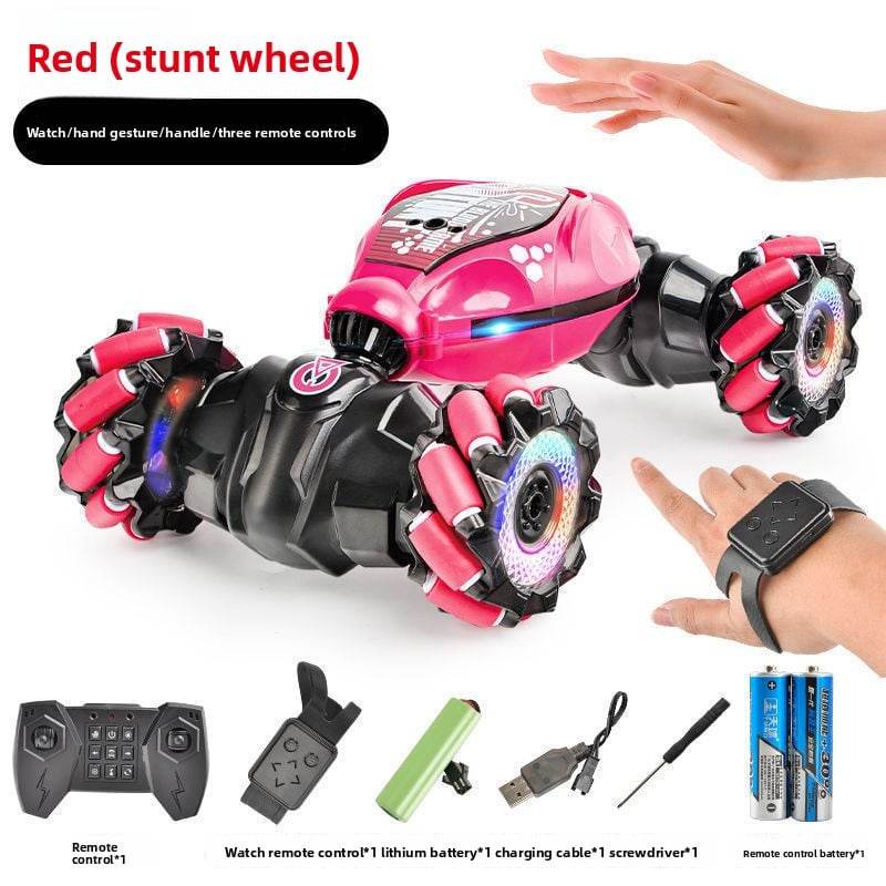 Gesture Induction Deformation Remote Control Car Children's Toy Twisted Four-wheel Drive Climbing Racing Car Boy Charged Electric Off-road Vehicle - Price Value Store