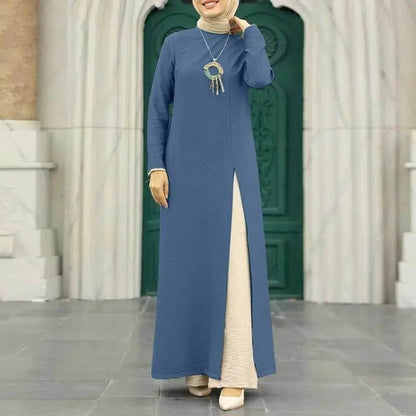 Silk long-sleeved robe - Price Value Store