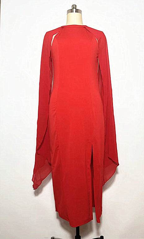 Chiffon patchwork dress - Price Value Store