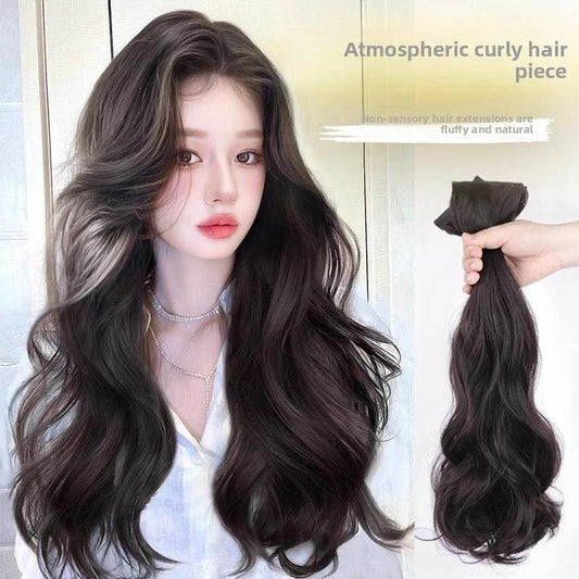 3-Piece Seamless Invisible Long Curly Hair Extensions for Women - Price Value Store
