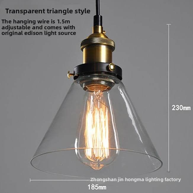 Creative retro glass chandelier - Price Value Store