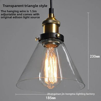 Creative retro glass chandelier - Price Value Store