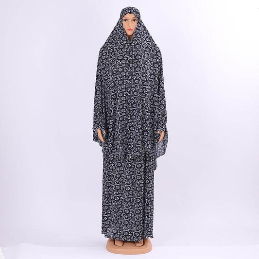 Fashion Printed Hooded dress - Price Value Store