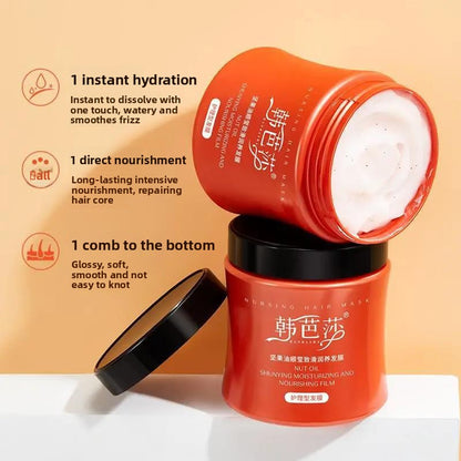 Deeply moisturizing and repairing frizzy hair mask
