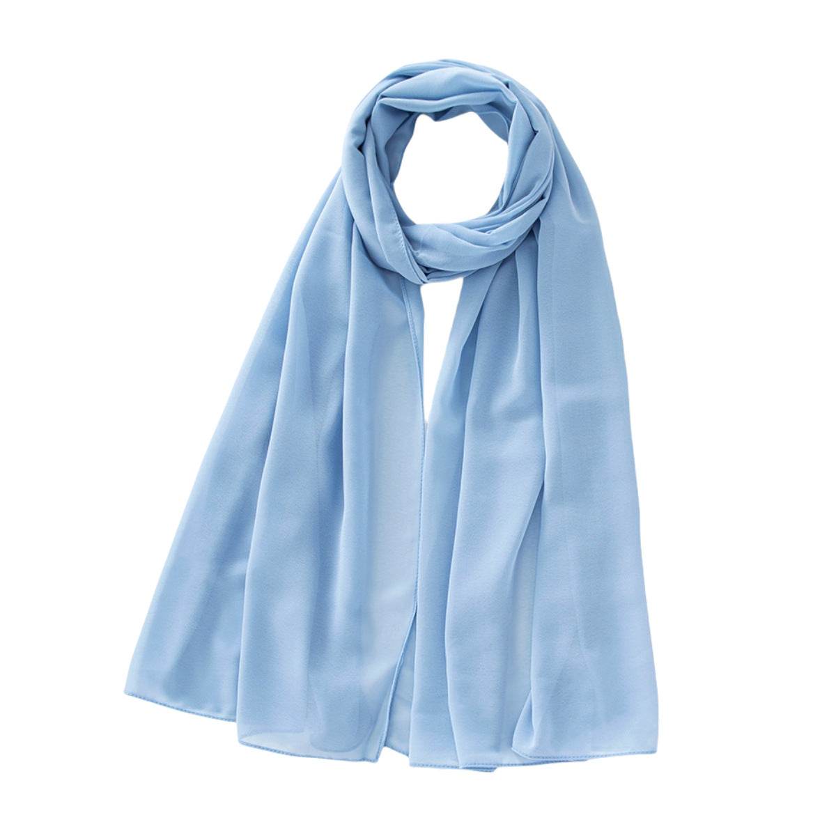 Monochrome Pearl Chiffon Bubble Scarf - Price Value Store