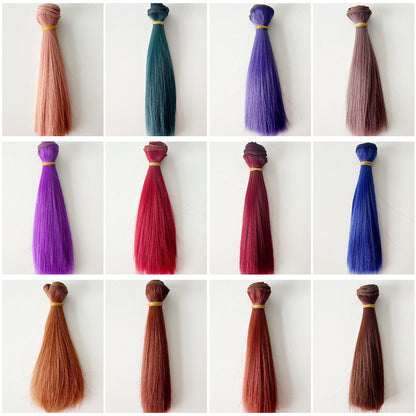 Cotton doll wig