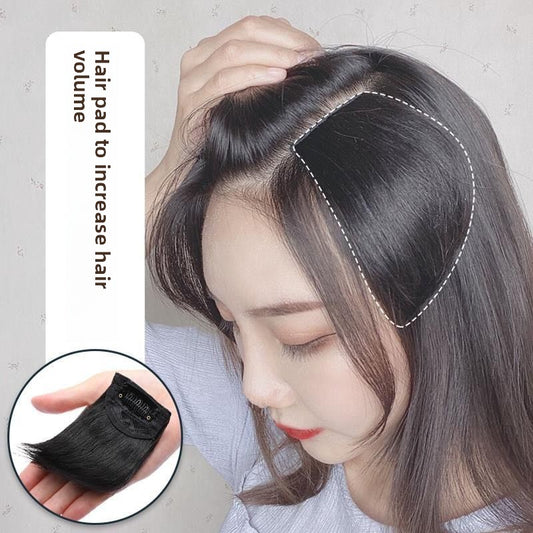 Wig women's full real hair pad hair piece