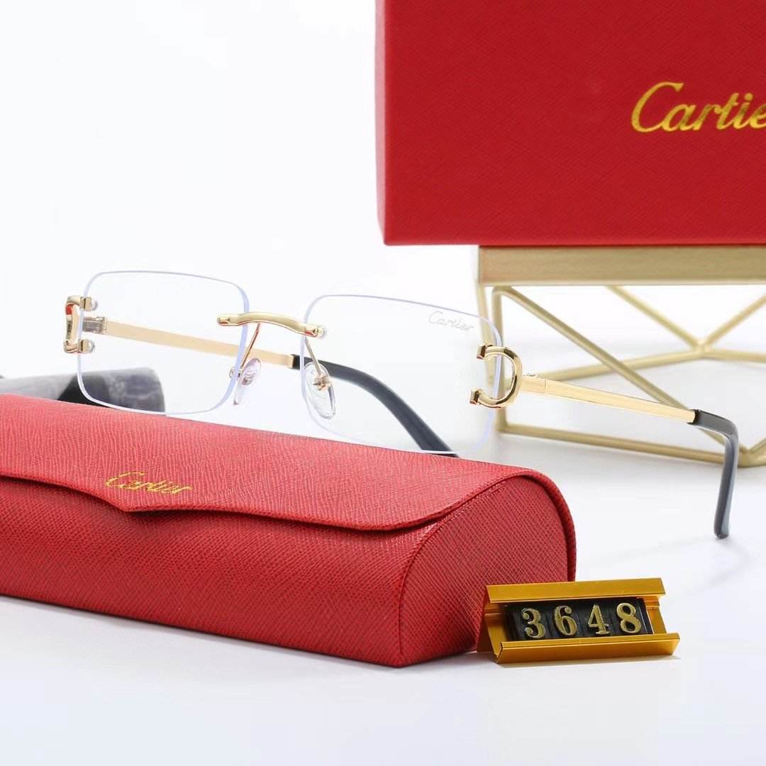Rimless beveled sunglasses - Price Value Store
