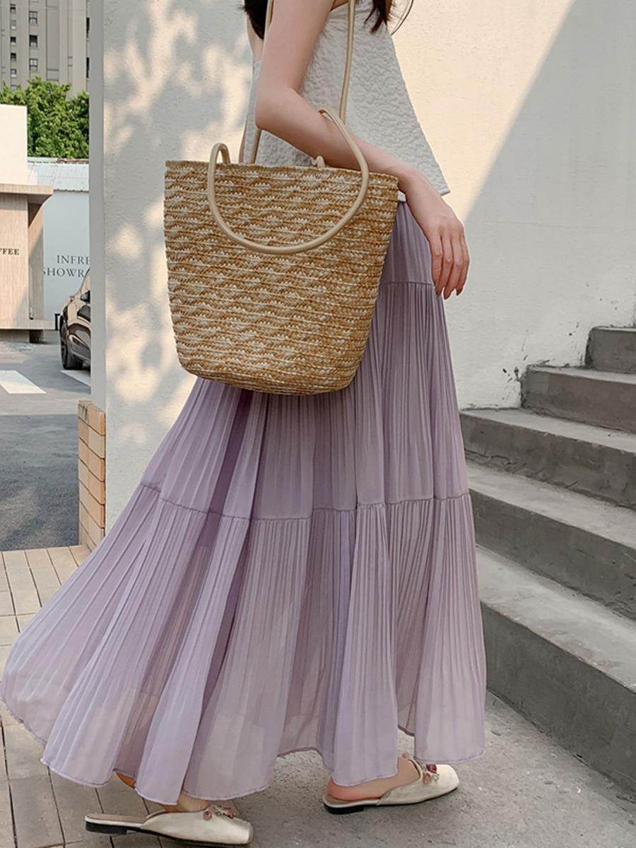 Long pleated skirt - Price Value Store