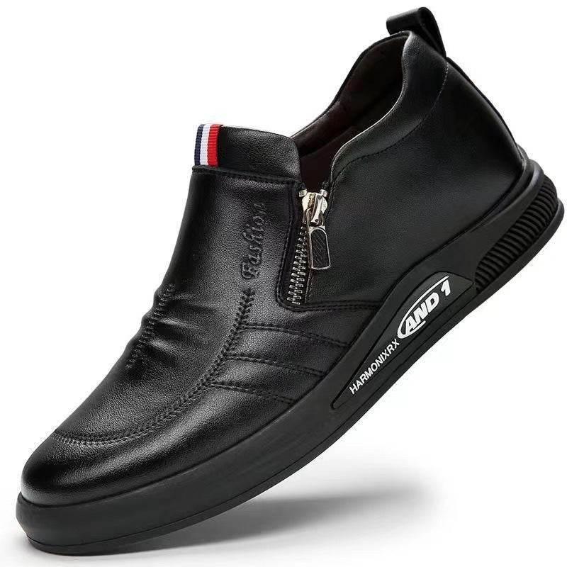 Men's leather white sneakers - Price Value Store
