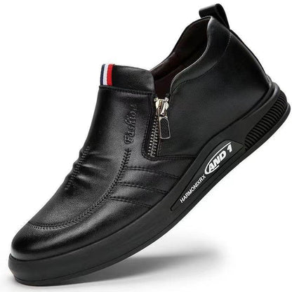 Men's leather white sneakers - Price Value Store