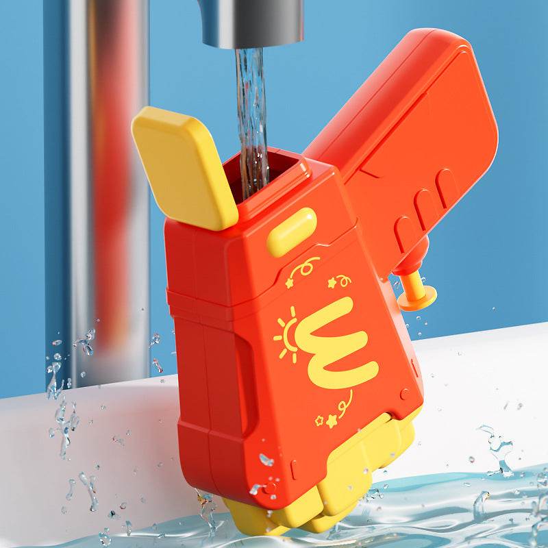Hamburgers, fries, toy water gun - Price Value Store