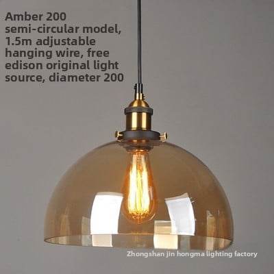 Creative retro glass chandelier - Price Value Store