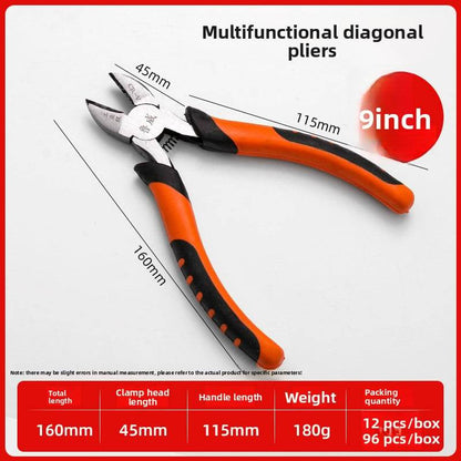 Heavy-Duty Multifunctional Pliers ? Anti-Slip Long Nose, Diagonal & Wire Cutter - Price Value Store