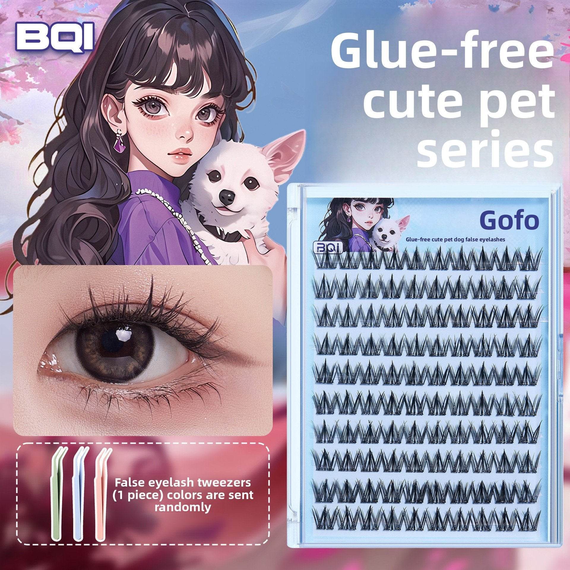 BQI Glue-free Natural False Eyelashes - Price Value Store
