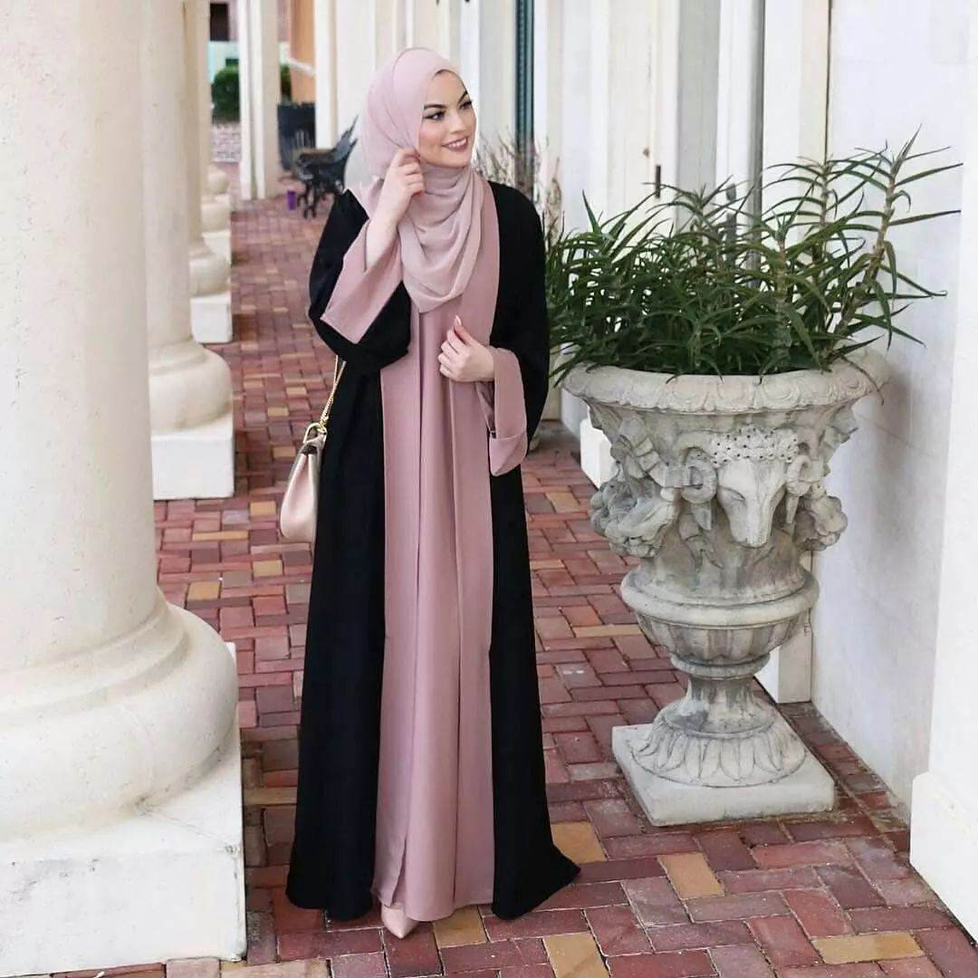 Patchwork fake two-piece cardigan dress - Price Value Store