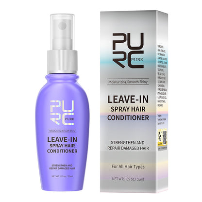 No-steam, no-wash hair care essential oil spray
